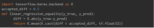 creating custom accuracy metric