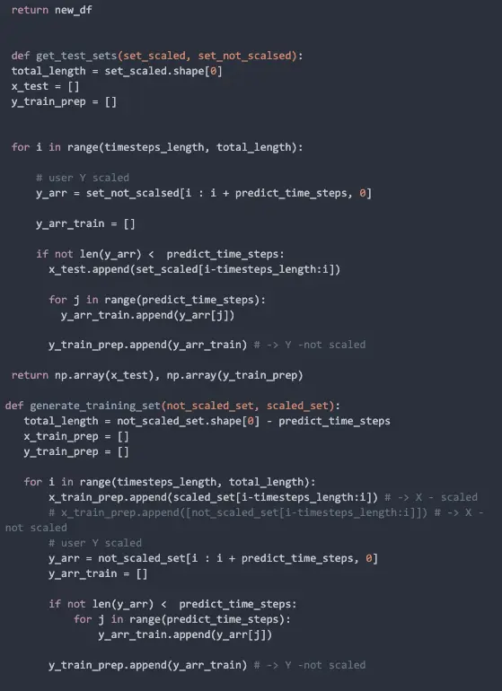 refining dataset configuration