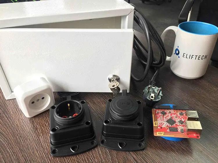 EV Charger Prototype Components