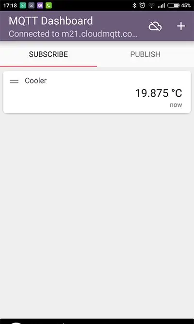 MQTT dashboard