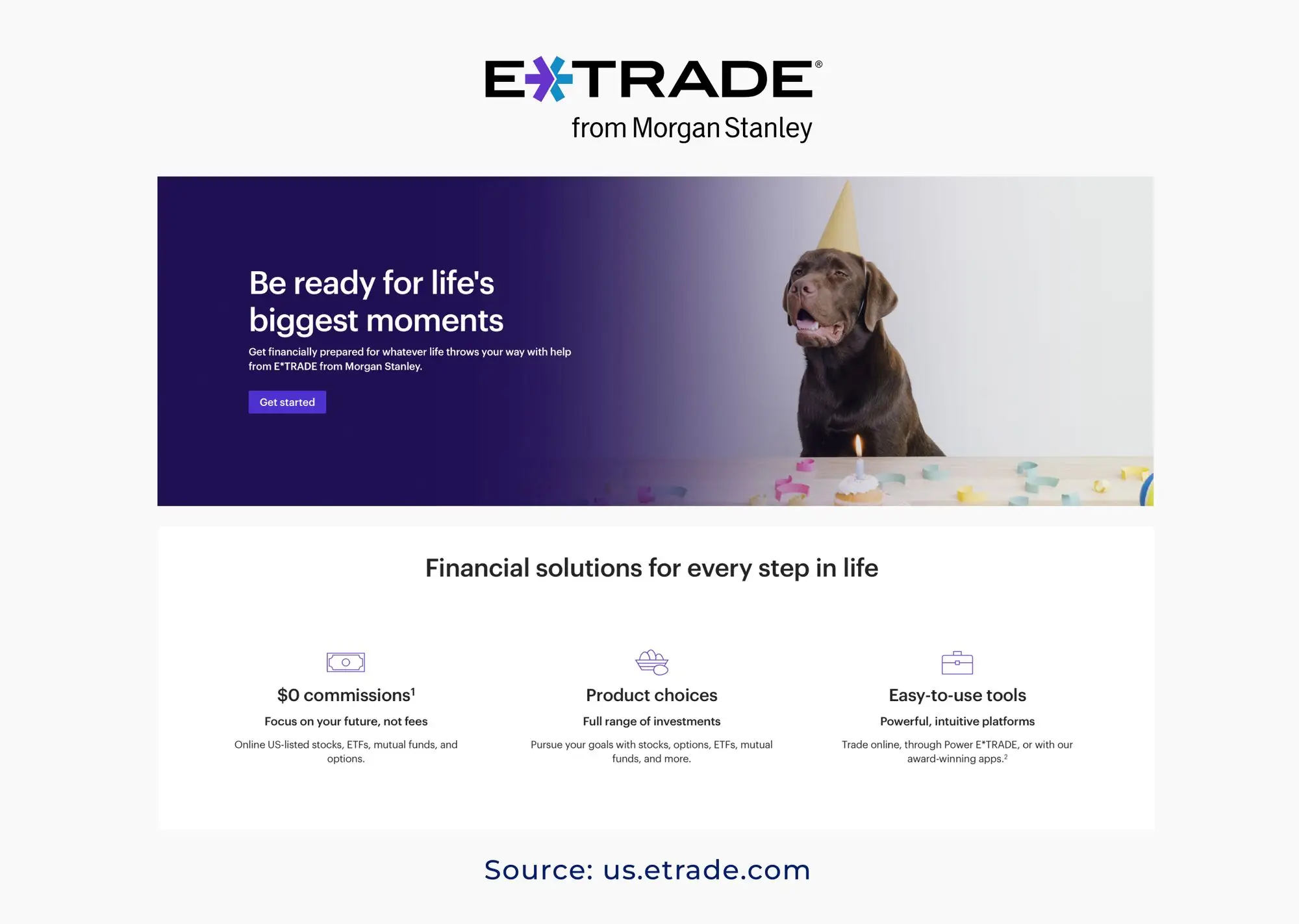 Online Brokerage Service: E-Trade